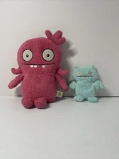 Ugly Dolls Moxy and Ice Bat Blue Plush Ugly Dolls 7.5" 2019 and 4.5" Hasbro