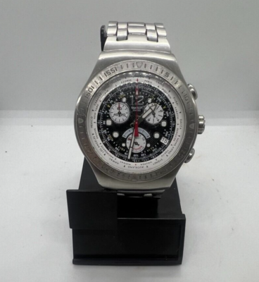 Swatch Watch Irony Get Fly XL YOS414G 47mm Swiss Chronograph