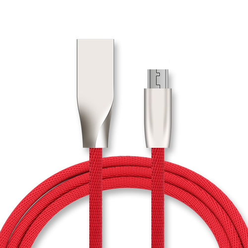 3ft/0.9m Cloth Covered Micro USB Charging Cable - Picture 2 of 4