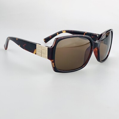 Cole Haan Sunglasses mod. C675 21 Brown Oversized Square  display picture 3