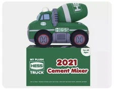 HESS 2021 PLUSH CEMENT MIXER TRUCK *IN FACTORY BOX* *SOLD OUT*