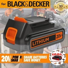 FOR Black & Decker 8.0Ah 20Volt LB2X4020 Battery /Charger 20V MAX Lithium LBXR20