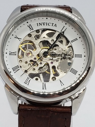 Invicta Specialty Mechanical Automatic Men's Silver 42mm Skeleton Watch - 第 1/10 張圖片