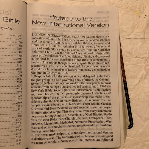 Zondervan NIV Giant Print Holy Bible - Italian Duotone - Single Column Text - Picture 19 of 21
