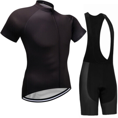 Lo.gas Mens Yellow Cycling Jersey and Padded Bib Shorts Set Breathable Road Bike Shirt Short Sleeve