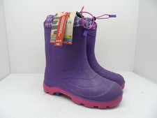 Kamik Girl's Waterproof Cold Weather Rain Snow Boot Purple Size 6M