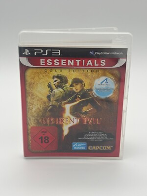 PS3 Sony Playstation 3 - Resident Evil 5-Gold Edition  Essentials - CIB/PAL