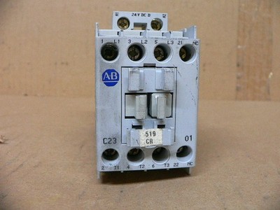 Allen Bradley 100-C23-Zj01 100C23zj01 Contactor Iec 23A 24Vdc 1 N.C. Auxiliary