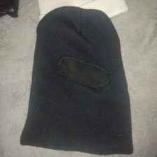 Black Knit Balaclava Winter Hat Unisex Adults Ski Snowboard Sports