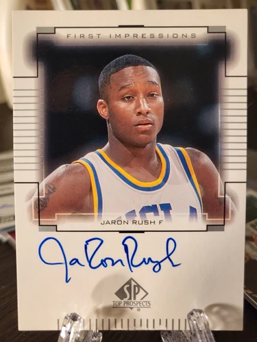 2000 SP Top Prospects First Impressions JaRon Rush Auto UCLA #JR Rookie RC
