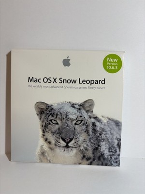 Title: Apple Mac OS X Snow Leopard 10.6.3 Install CD  Original Pack, Instruction