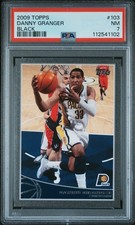 2009 TOPPS BLACK #103 DANNY GRANGER 28/50 PSA 7