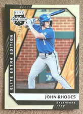 2021 Panini Elite Extra Edition - John Rhodes #76 /999 (RC,SN) Baltimore Orioles