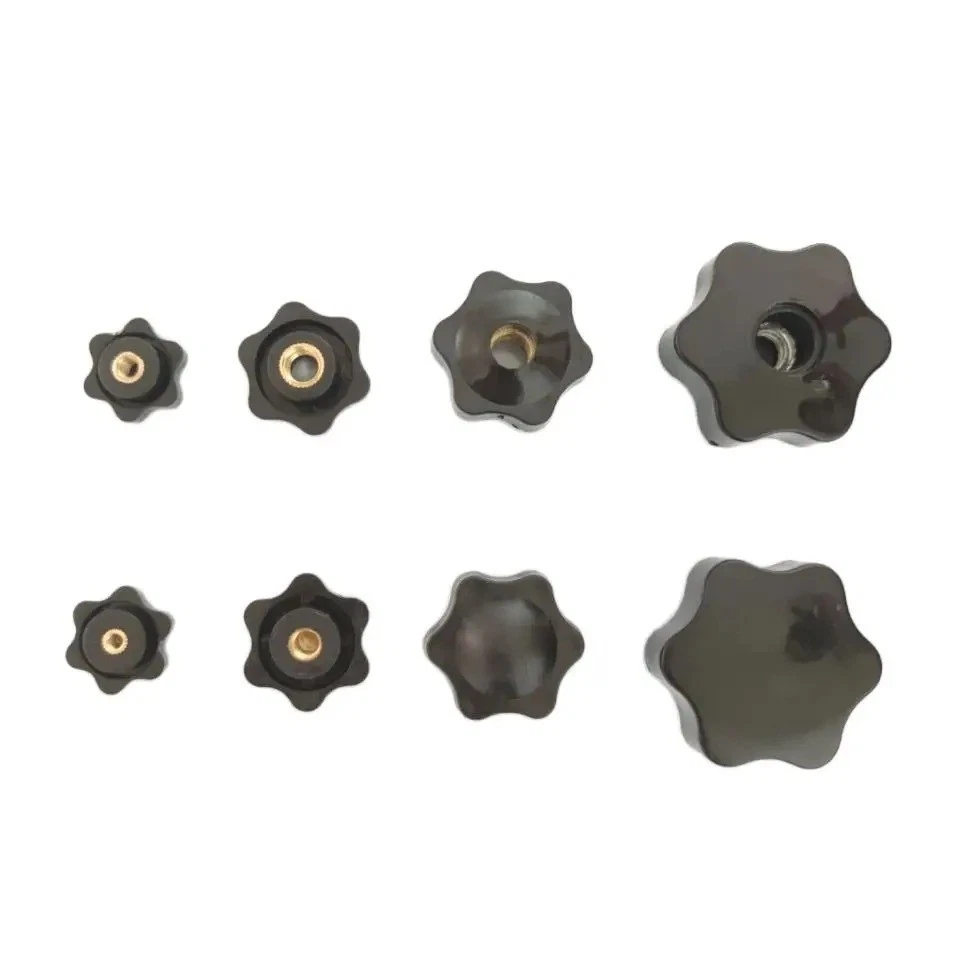 M4M5M6M8M10M12 Clamping Nuts Plastic Female Thread Handle Star Knob Thumb Screws - Image 3 of 4