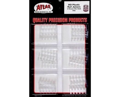 Atlas HO Scale Code 100 Insulated Rail Joiners (24) 55