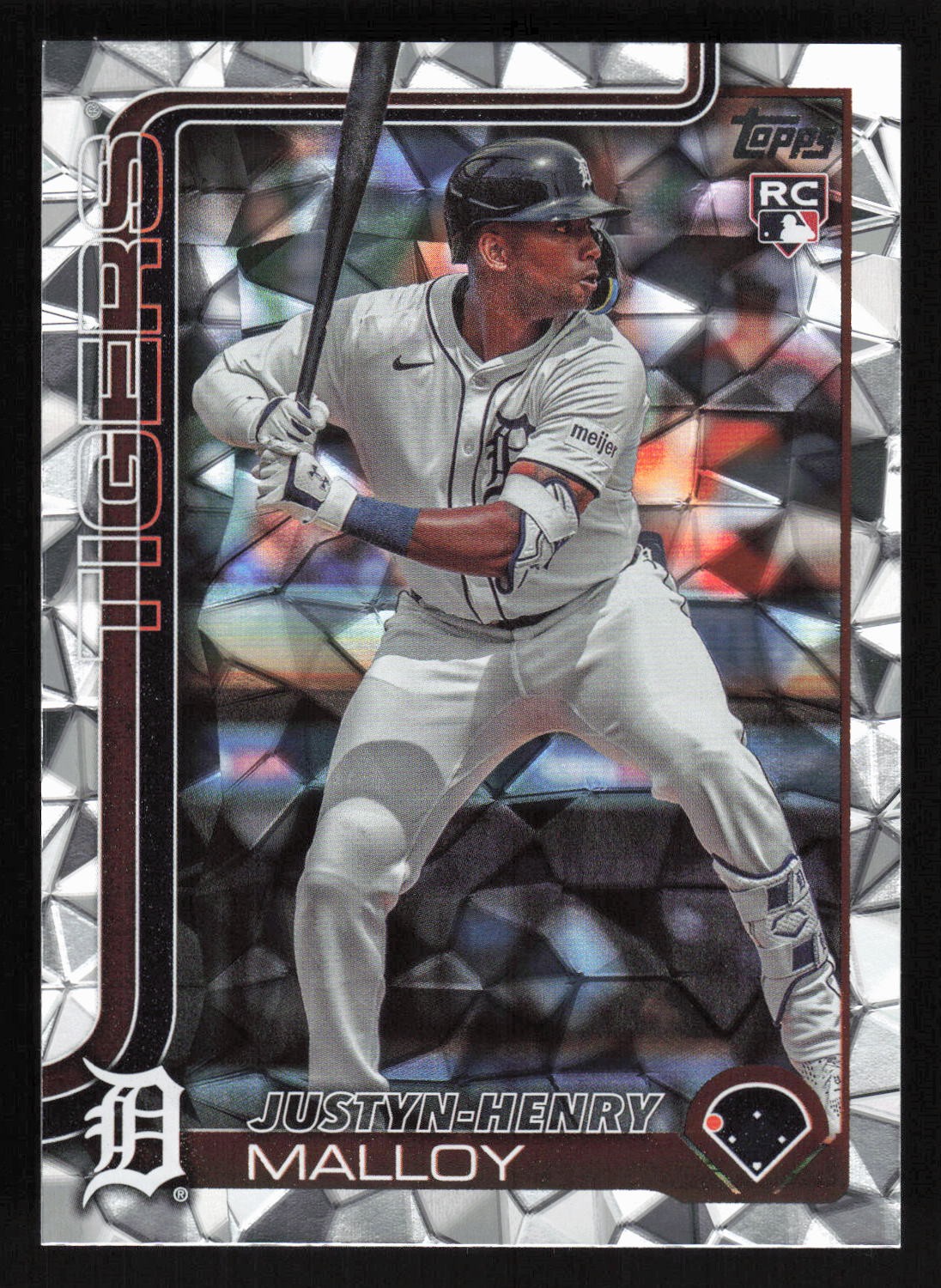 Justyn-Henry Malloy Diamante Rookie 2025 Topps #269 Card TCCCX