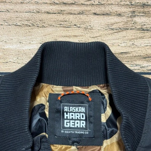 Alaskan Hardgear Jacket Mens 2XL Black Thermore Work Bomber Duluth Trading Co image 3