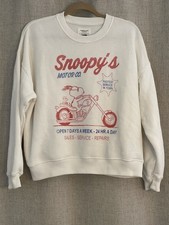 American Eagle Snoopy  s Motor Co Size Medium Sweater NWOT
