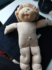 Vintage Cabbage Patch Kid 1985 Gold Hair Blue Eyes HM3 OK Factory