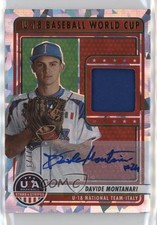 2023 Panini USA Baseball Stars & Stripes 12/23 Davide Montanari #U18-DM Auto uk2