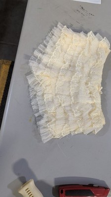 Wild Fable Women's Ivory Lace Ruffle Bloomers Shorts