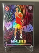 2024-25 Hoops Hipnotized Zaccharie Risacher Rookie Card . Short Print.