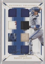 2019 Panini National Treasures Holo Gold 1/25 Danny Jansen #GGMS-DJ rp9