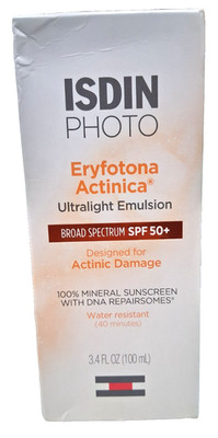 Eryfotona Actinica Broad Spectrum SPF 50+ 3.4 fl oz, Exp. 5/27, Ships Free!
