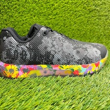 Nobull Outwork Edge Womens Size 8.5 Black Yellow Running Training Shoes Sneakers