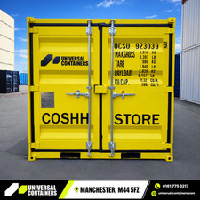 9ft Chemical COSHH Store Container Hazardous Storage Lockable Steel Site Unit