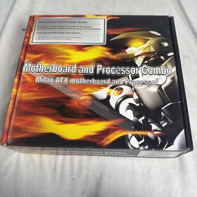 Motherboard Processor Combo Micro ATX Intel Celeron D P4M800-M7 A With Box