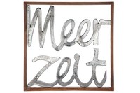 Wandrelief Wandbild Bild Meerzeit Aus Mangoholz Und Aluminium Von Gilde