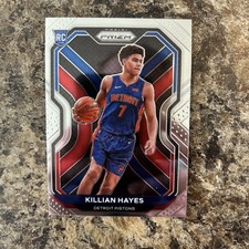 2020-21 Panini Prizm Kilian Hayes RC Rookie Base Prizm #270 Detroit Pistons