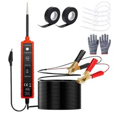 Power Circuit Probe Tester 6V-24V DC Test Light Car Fuse Tester Tool 12V Short C