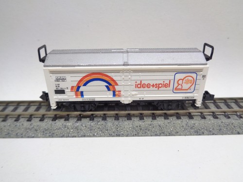 MINITRIX Hubschiebedachwagen IDEE + SPIEL (17232) | Condition: Gebraucht