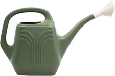 Watering Can: 2 Gallon, Durable Resin, Removable Spout, Indoor/Outdoor Use