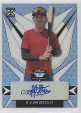 2021 Leaf Valiant Platinum Blue /35 William Bergolla #BA-WB2 Auto 0j81