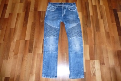 Tazzio Fashion Jeans Hose Größe W 34 L 32 getragen Farbe blau