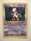 Vintage WOTC Pokemon TCG Shadowless Base Set Mewtwo #10/102 HP 1999