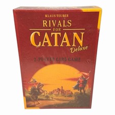 Rivals For Catan Deluxe 2 Player Game Card Board Teuber SEALED NEW Complete