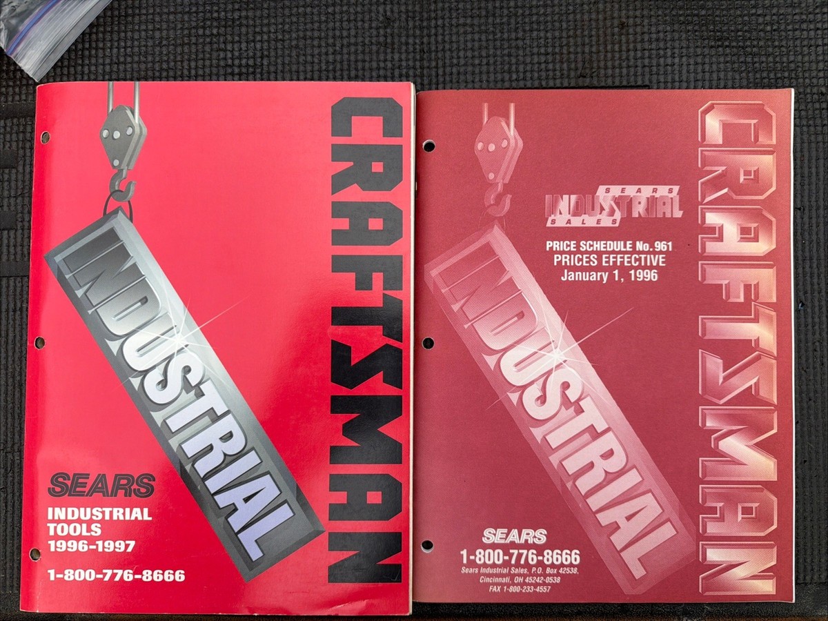 Rare Sears Craftsman industrial Catalog 1996-1997 W VERY RARE