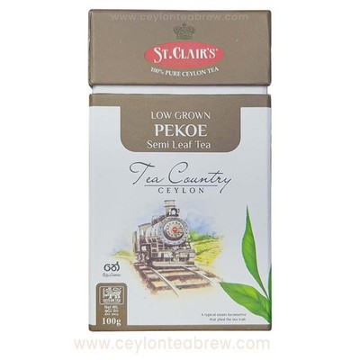 St. Clair s pure Ceylon low grown PEKOE semi leaf Loose Organic tea anti oxidant