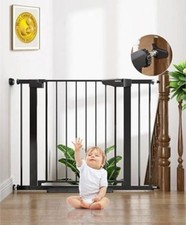 Cumbor 29.7-40.6" Baby Gate for Stairs, Baby Essential Safety Gate, Mom's Choice