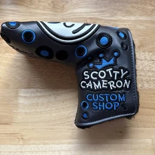 Used Scotty Cameron Custom Shop Blue Jackpot Johnny Blade Putter Headcover