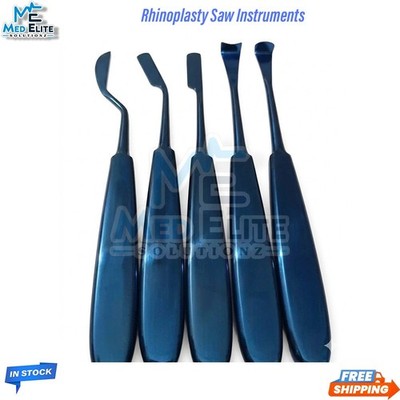 Tastan Cakir Micro Nasal Saw Set of 5Pcs Nasal & Rhinoplasty Saw Instruments