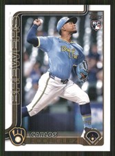2025 Topps #16 Carlos Rodriguez RC Milwaukee Brewers 37964