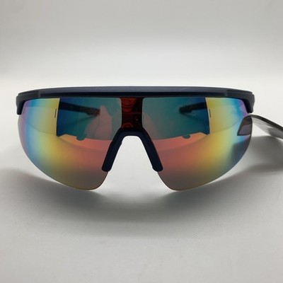 CALIBLUE 44320cal400 Blue Mirrored Sunglasses Wrap Sport  Shield FOSTER GRANT