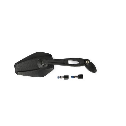 Rétroviseur universel réversible M8 M10 noir avec miroir orientable à 360