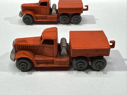 Matchbox Lesney Regular Wheels #15-A Prime Mover Diecast Car Orange Color Lot 2 - Picture 16 of 21