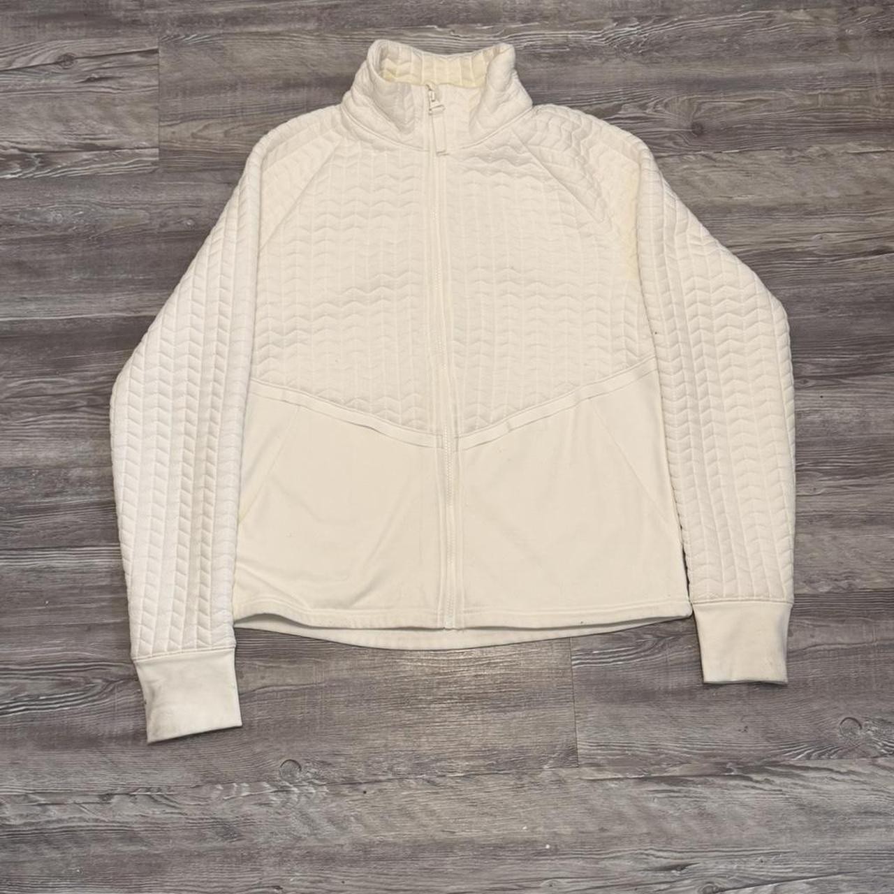 "Avia" White Women's Full Zip Quilted Jacket (Siz… - image 1